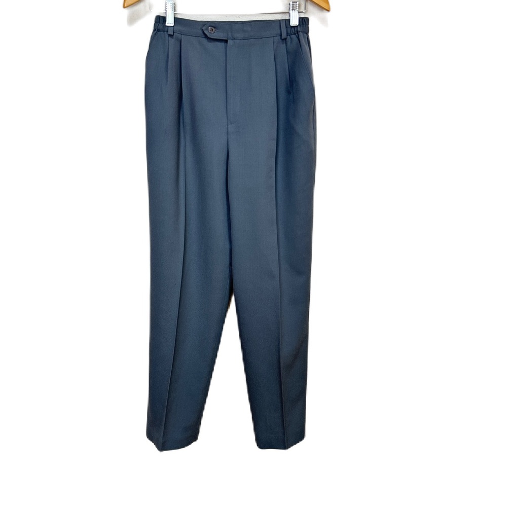 Nordstrom Woolmark Gray Wool Pants‎ Pleated High Rise Trousers Women’s Sz 10 NEW